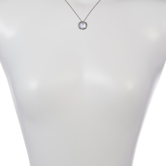 ADORNIA (A) Moonstone Diamond Halo Lara Necklace - Picture 2 of 8